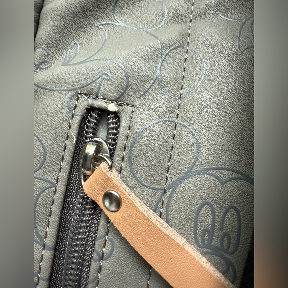 Petunia Pickle Bottom Mickey Mouse Gray Backpack - Picture 4 of 8